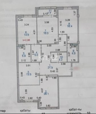 Продажа 4-комнатной квартиры, 130.2 м² в Астане - фото 4