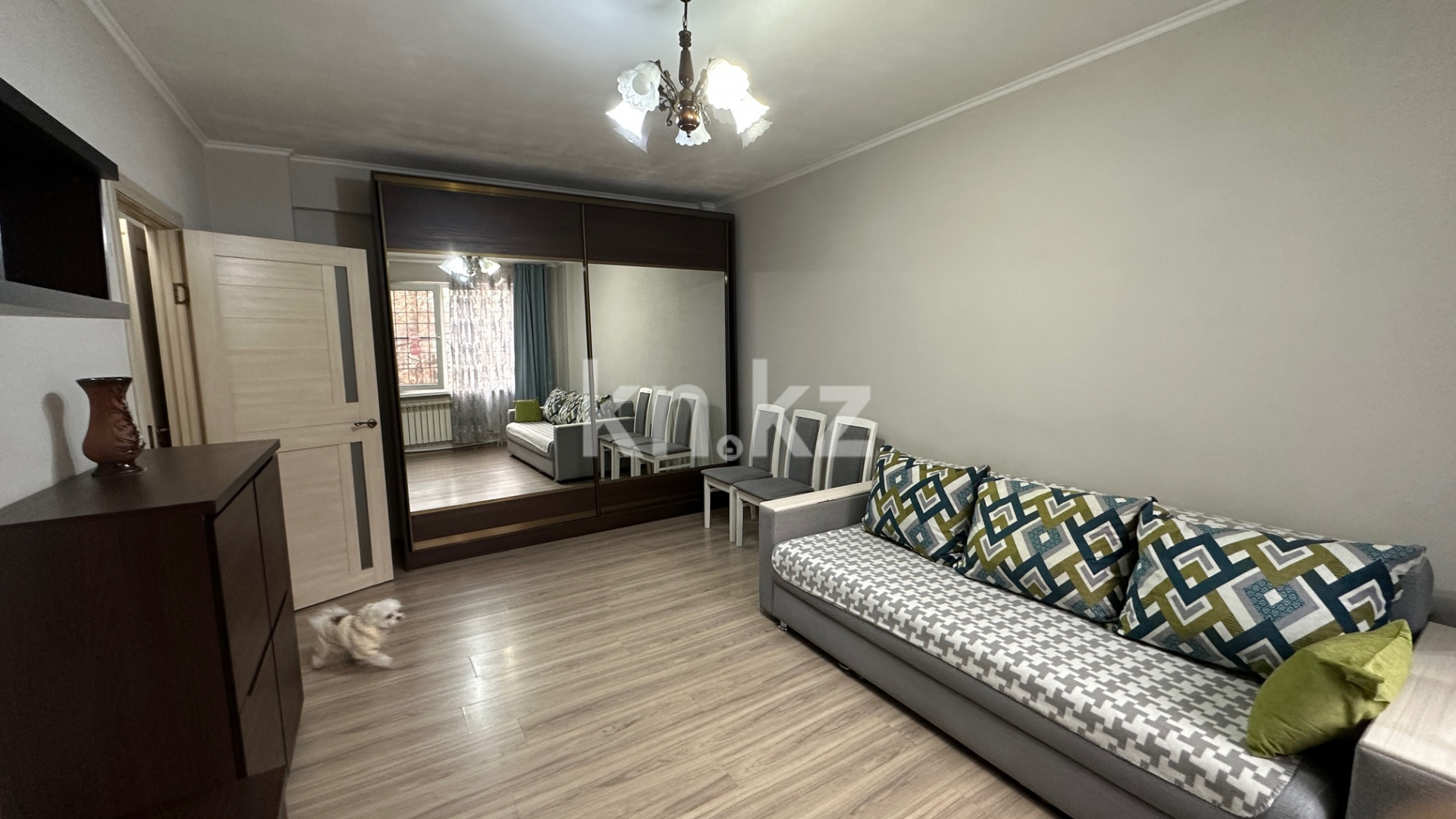 Аренда 1-комнатной квартиры, 46 м², мкр-н Мамыр-3 - Аренда квартир помесячно в Алматы фото 1 из 11