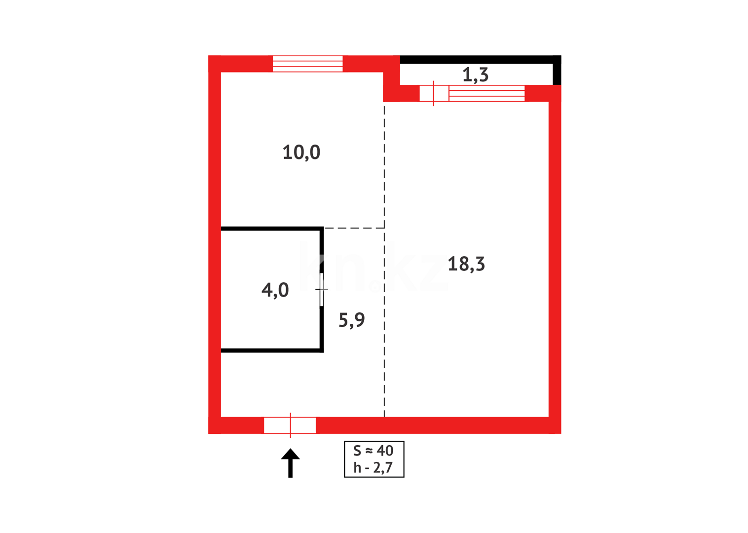 Продажа 2-комнатной квартиры, 39.5 м² - Продажа недвижимости в Астане - страница 13 фото 8 из 8