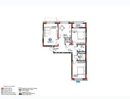 Продажа 3-комнатной квартиры, 90 м², пр. Туран, дом  57/5 - Продажа квартир в Казахстане фото 1 из 1