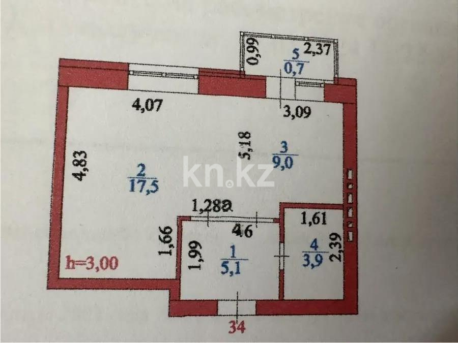 Продажа 1-комнатной квартиры, 36.2 м² - Продажа квартир в новостройках Астаны - страница 42 фото 4 из 4