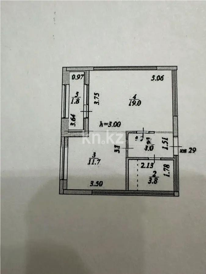 Продажа 1-комнатной квартиры, 40.3 м² - Продажа однокомнатных квартир в Астане - страница 52 фото 5 из 5
