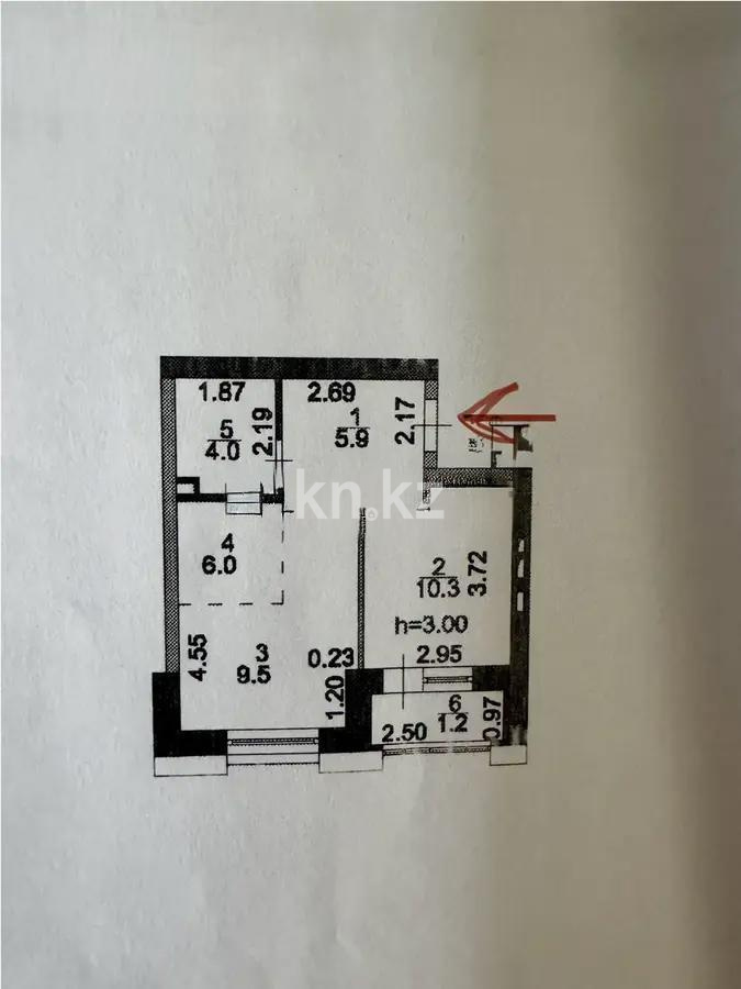 Продажа 2-комнатной квартиры, 36.9 м², ул. Култегин, дом  10 в Астане - фото 6