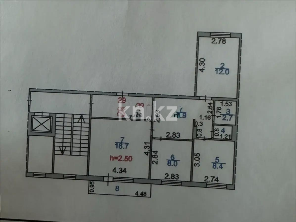 Продажа 3-комнатной квартиры, 104 м², мкр-н Степной-4, дом  20 - Продажа  трехкомнатных квартир в Караганде фото 9 из 9