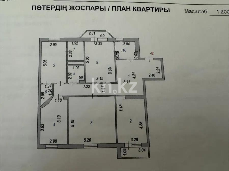 Продажа 4-комнатной квартиры, 134.6 м² - Продажа четырехкомнатных квартир в кирпичном доме в Астане - страница 3 фото 8 из 8