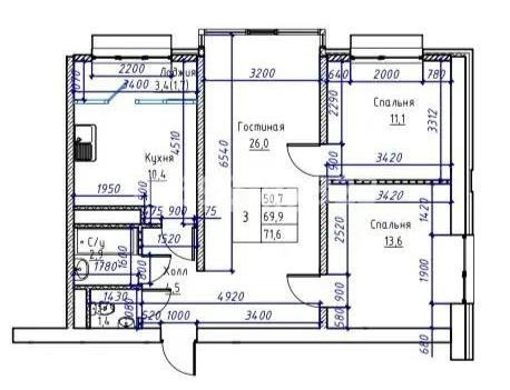 Продажа 3-комнатной квартиры, 72 м² в Алматы - фото 10