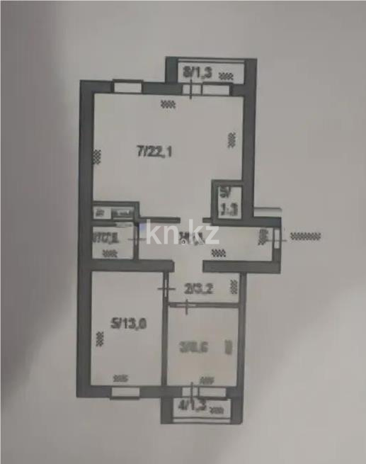 Продажа 3-комнатной квартиры, 62 м² в Астане - фото 4