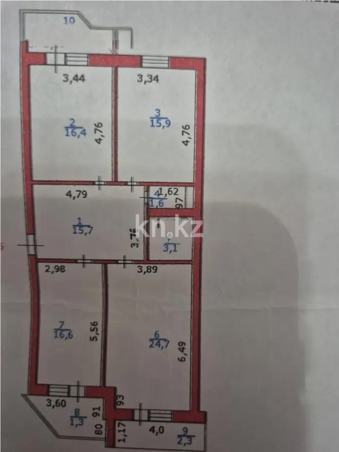 Продажа 3-комнатной квартиры, 102 м², ул. Мустафина, дом  15/2 в Астане - фото 7