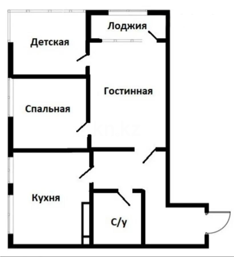 Продажа 4-комнатной квартиры, 78 м², ул. Сыбызгы, дом  100 стр - Продажа  четырехкомнатных квартир в новостройках Алматы без посредников с фото фото 1 из 1