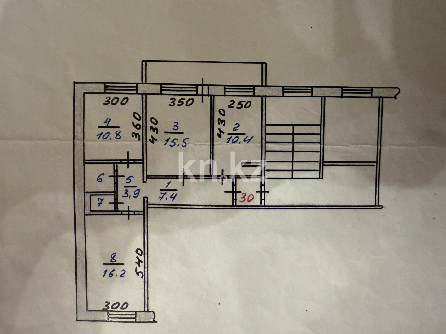 Продажа 3-комнатной квартиры, 67.8 м² - Продажа квартир в Костанае фото 13 из 13