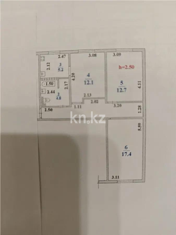 Продажа 3-комнатной квартиры, 65 м², мкр. Орбита-3, дом  37 в Алматы - фото 4