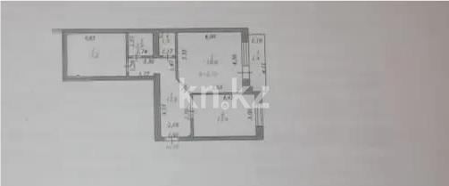 Продажа 2-комнатной квартиры, 66.3 м² в Астане - фото 3