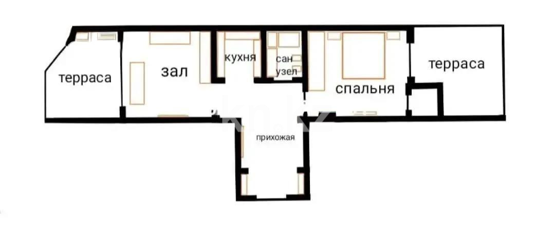Продажа 2-комнатной квартиры, 80 м² - Продажа квартир в Алматы - страница 2 фото 5 из 5