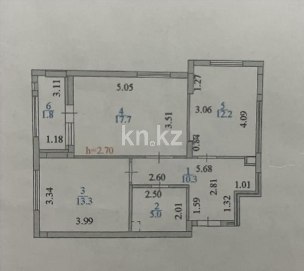 Продажа 2-комнатной квартиры, 60 м² - Продажа двухкомнатных квартир в р-не Есиль Астаны - страница 38 фото 5 из 5