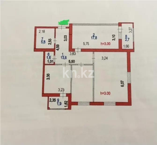 Продажа 3-комнатной квартиры, 88.5 м² в Астане - фото 7