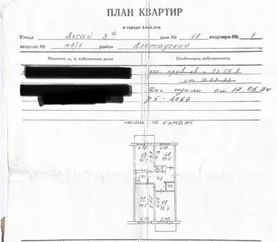 Продажа 3-комнатной квартиры, 70 м² в Алматы - фото 7