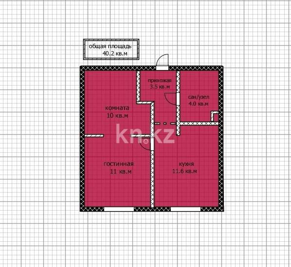 Продажа 2-комнатной квартиры, 40.2 м² - Продажа жилой и коммерческой недвижимости в Астане фото 3 из 18
