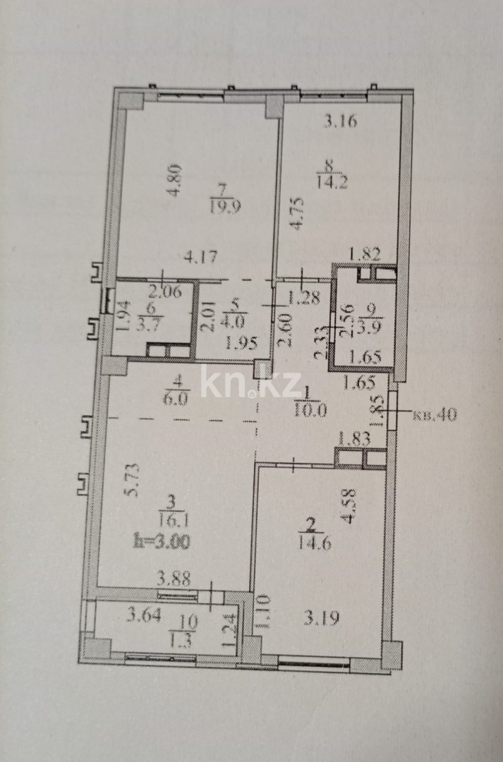 Продажа 4-комнатной квартиры, 95 м² в Астане
