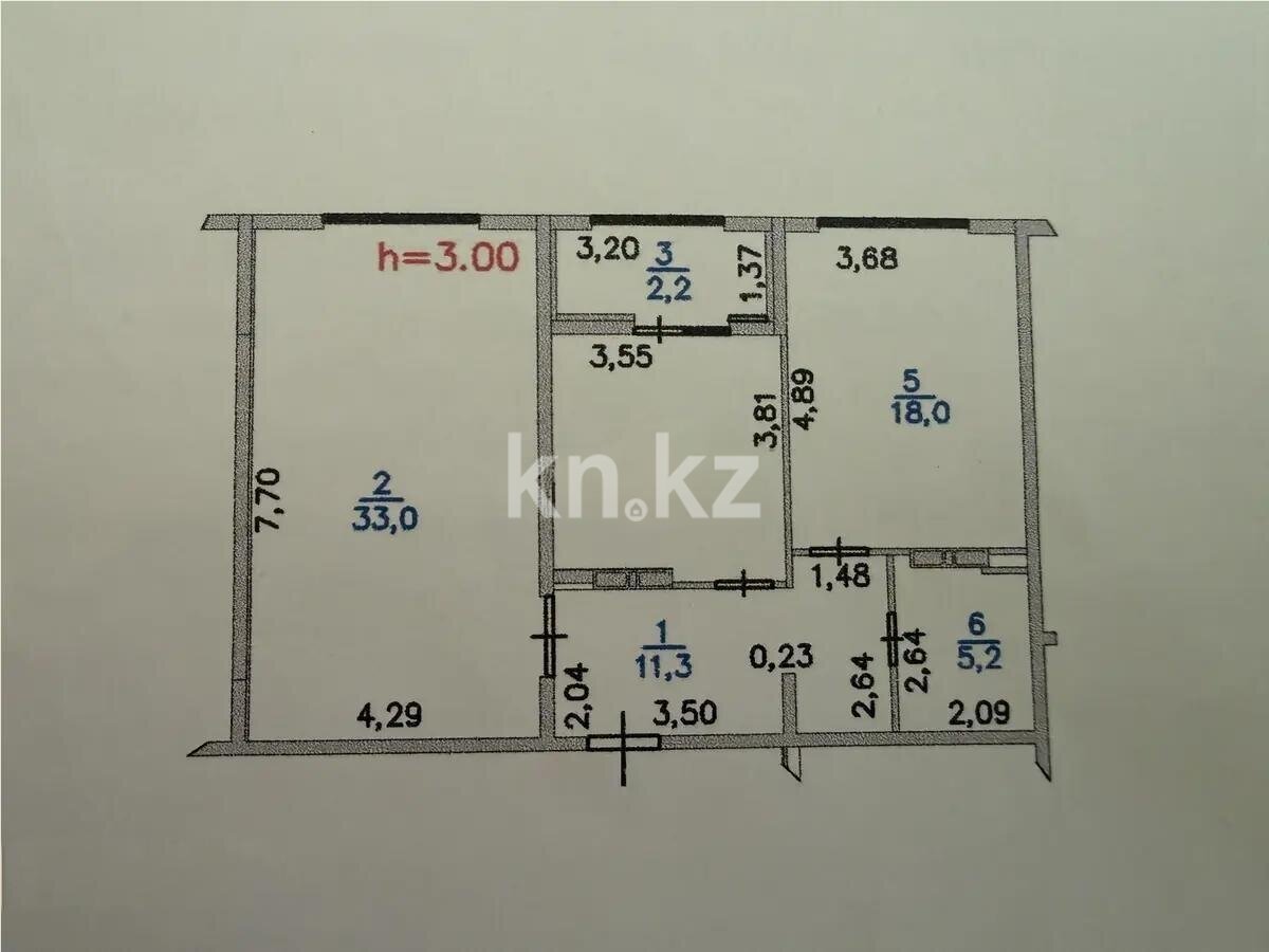 Продажа 2-комнатной квартиры, 85 м² в Алматы - фото 6