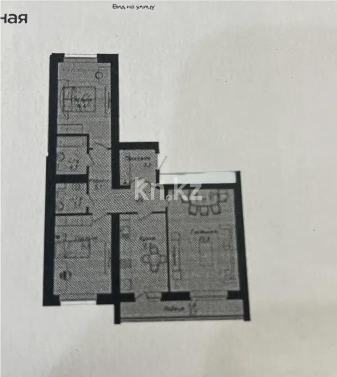 Продажа 3-комнатной квартиры, 94 м², ул. Толе би, дом  1 стр в Астане