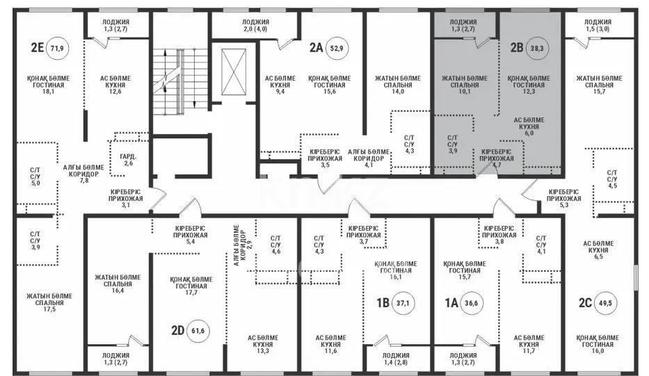 Продажа 1-комнатной квартиры, 40 м² в Алматы - фото 3