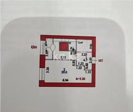 Продажа 1-комнатной квартиры, 40 м², пр. Тауелсыздык, дом  25/2 - Продажа квартир в Астане без посредников фото 3 из 3