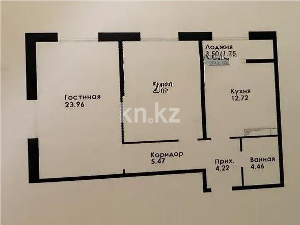 Продажа 2-комнатной квартиры, 70.94 м² в Алматы - фото 3
