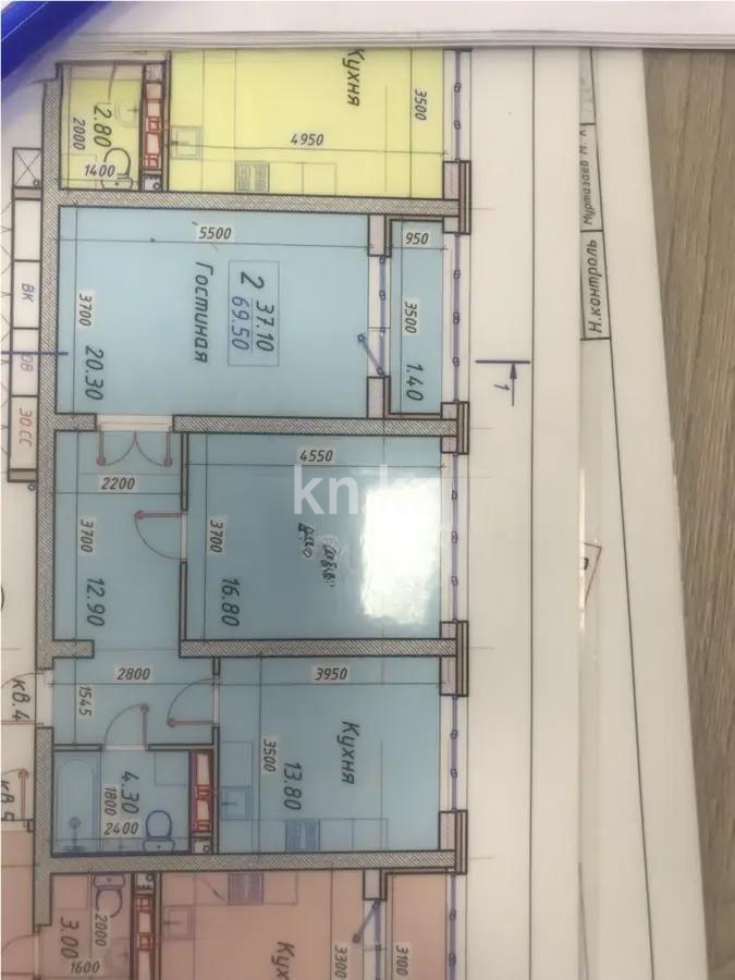 Продажа 2-комнатной квартиры, 69.5 м² - Продажа квартир в новостройках Алматы без посредников - страница 10 фото 1 из 1