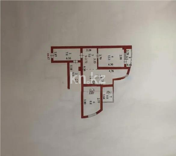 Продажа 2-комнатной квартиры, 64 м² - Продажа квартир в новостройках Астаны с фото - страница 4 фото 7 из 7