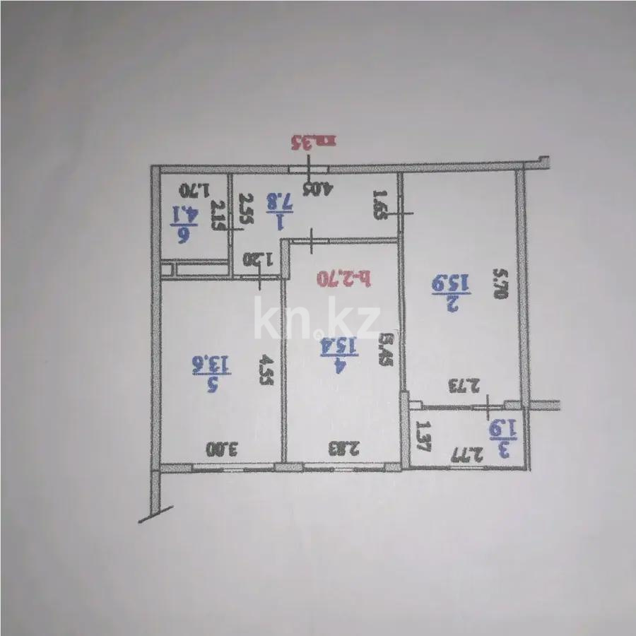 Продажа 2-комнатной квартиры, 58.7 м² - Продажа квартир в новостройках Алматы без посредников - страница 186 фото 5 из 5