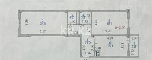 Продажа 2-комнатной квартиры, 76 м² - Продажа двухкомнатных квартир от собственников в Астане - страница 39 фото 1 из 1