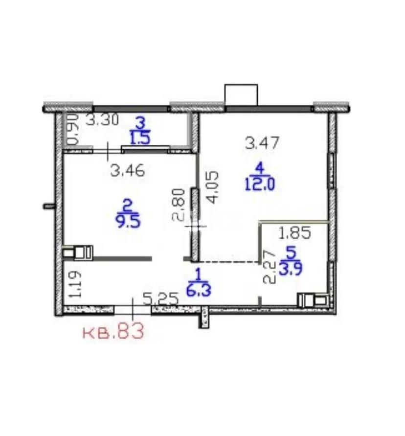 Продажа 1-комнатной квартиры, 33.2 м² - Продажа квартир в Балхаше фото 1 из 1