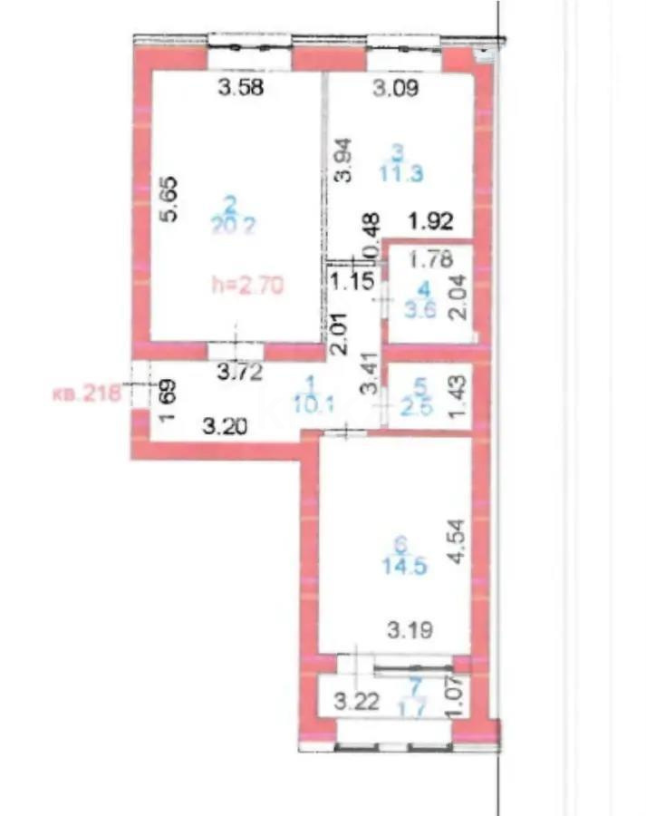 Продажа 2-комнатной квартиры, 35 м² - Продажа двухкомнатных квартир от собственников в Астане фото 6 из 6