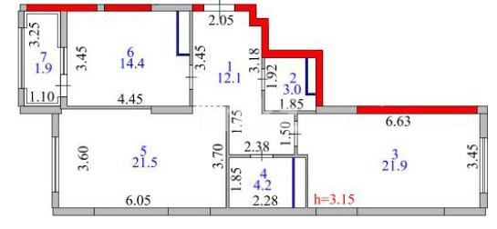 Продажа 2-комнатной квартиры, 79.31 м² - Продажа двухкомнатных квартир от собственников в Астане фото 2 из 28