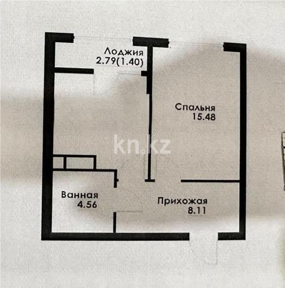 Продажа 2-комнатной квартиры, 40 м² в Алматы