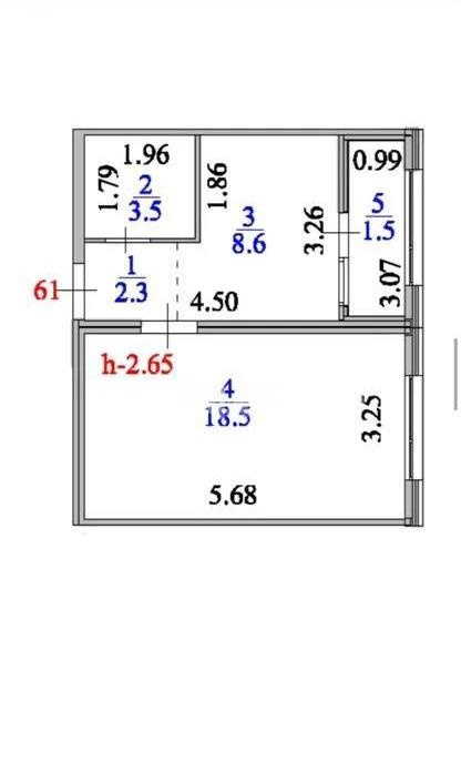 Продажа 1-комнатной квартиры, 34.5 м², ул. Е-509, дом  11 в Астане - фото 5