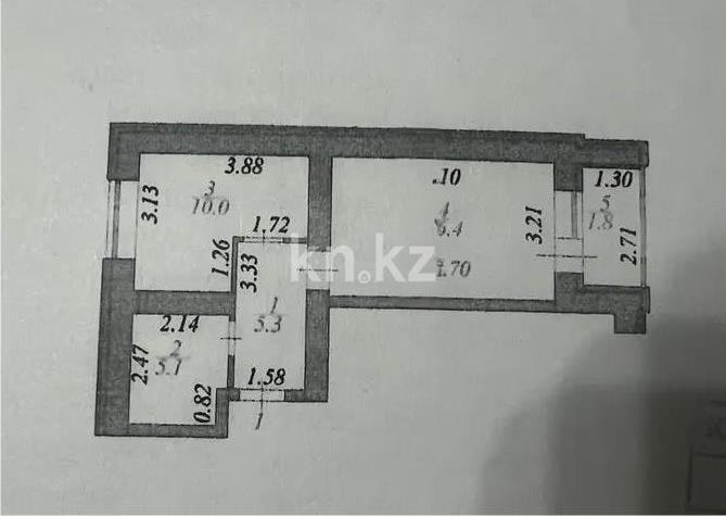 Продажа 1-комнатной квартиры, 38 м² - Продажа однокомнатных квартир в Астане - страница 33 фото 1 из 1