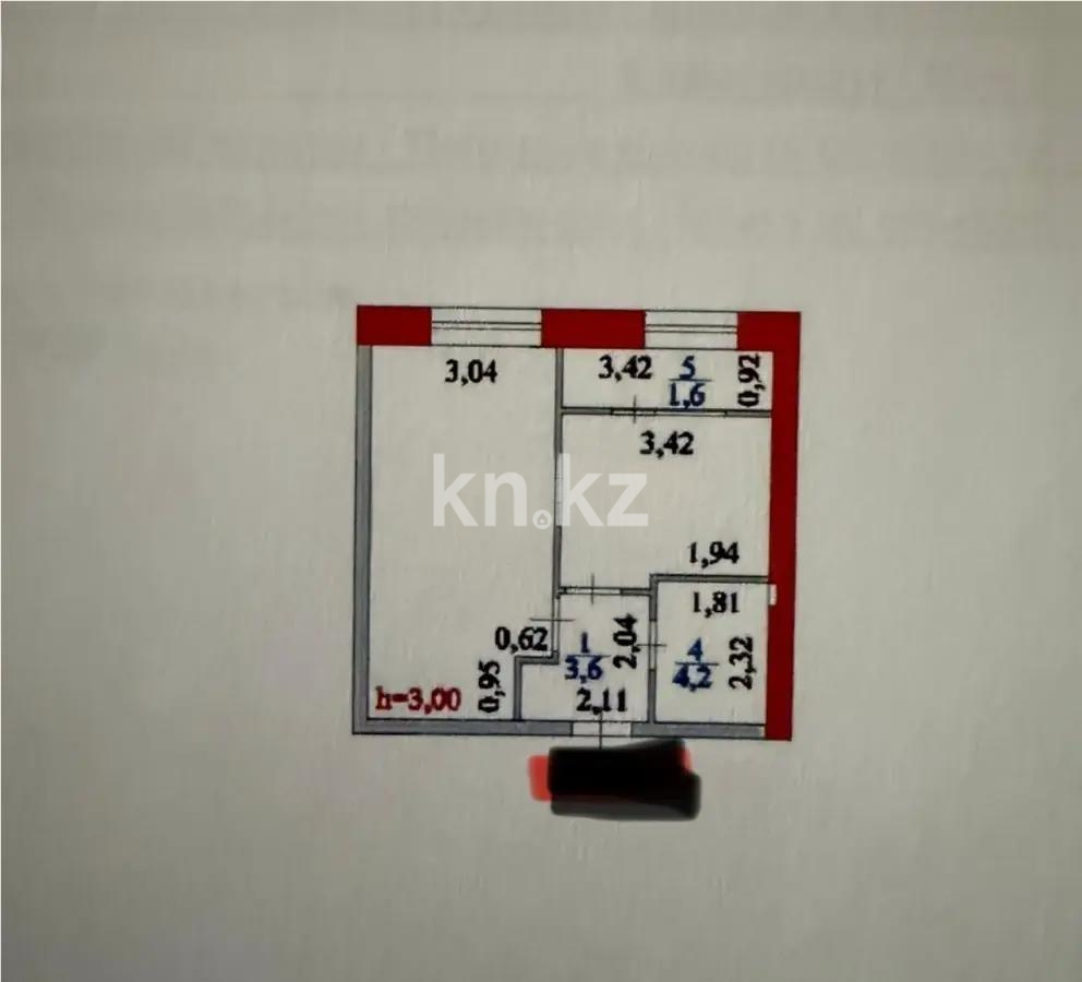 Продажа 1-комнатной квартиры, 37 м², ул. Е-15, дом  13 - Продажа квартир в Астане без посредников фото 4 из 4