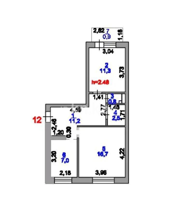 Продажа 2-комнатной квартиры, 50.4 м² - Продажа квартир от собственников в Астане - страница 36 фото 1 из 1