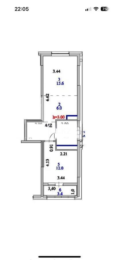 Продажа 2-комнатной квартиры, 47.5 м², ул. Е-429, дом  14 в Астане - фото 7