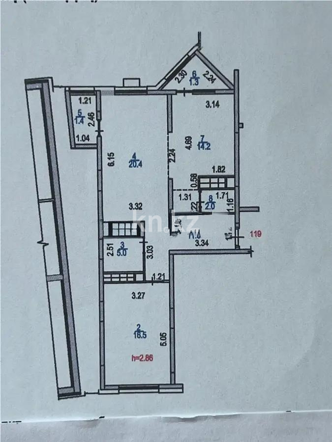 Продажа 2-комнатной квартиры, 71 м², ул. Сатпаева, дом  90/55 в Алматы