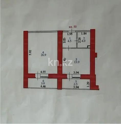 Продажа 1-комнатной квартиры, 55 м² в Астане - фото 5