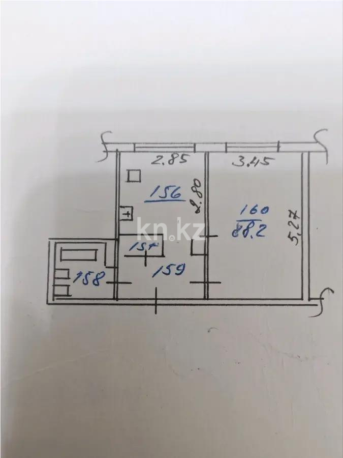 Продажа 1-комнатной квартиры, 36.8 м² - Продажа квартир в панельном доме в Казахстане - страница 2 фото 3 из 3