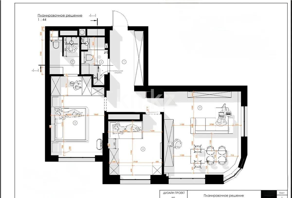 Продажа 3-комнатной квартиры, 76 м² - Продажа трехкомнатных квартир от собственников в Казахстане - страница 2 фото 2 из 2