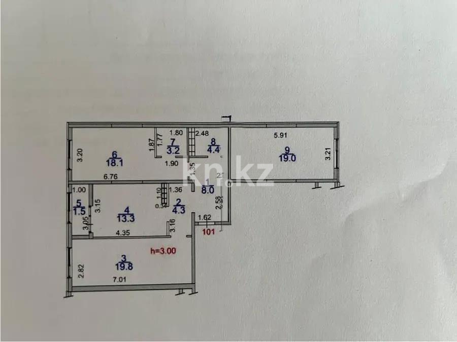 Продажа 3-комнатной квартиры, 93 м², ул. Ашимова, дом  1/5б - Продажа  трехкомнатных квартир в Алматы без посредников фото 1 из 1
