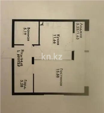 Продажа 1-комнатной квартиры, 42.68 м² - Продажа однокомнатных квартир в монолитно-каркасном доме в Алматы - страница 6 фото 1 из 1