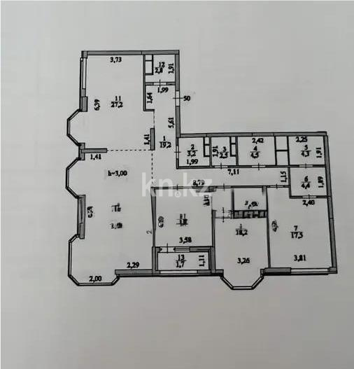 Продажа 4-комнатной квартиры, 156 м² в Астане