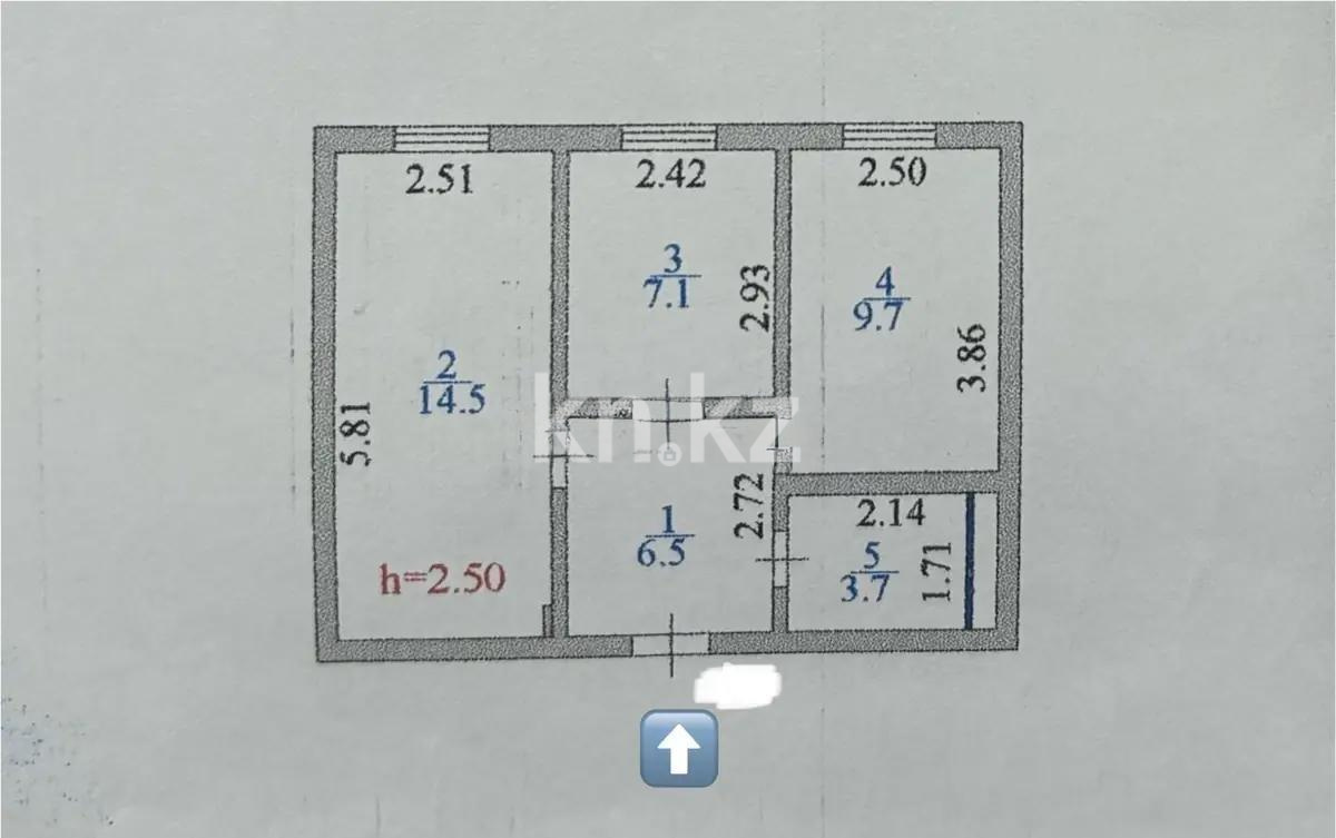 Продажа 2-комнатной квартиры, 41.5 м², пр. Жумабаева, дом  6 - Продажа квартир в Астане фото 1 из 1