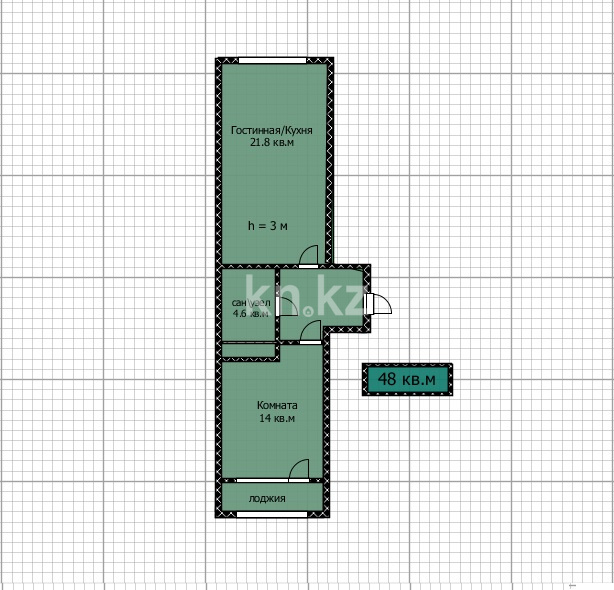 Продажа 2-комнатной квартиры, 48 м² - Продажа квартир в новостройках Астаны с фото - страница 2 фото 2 из 11