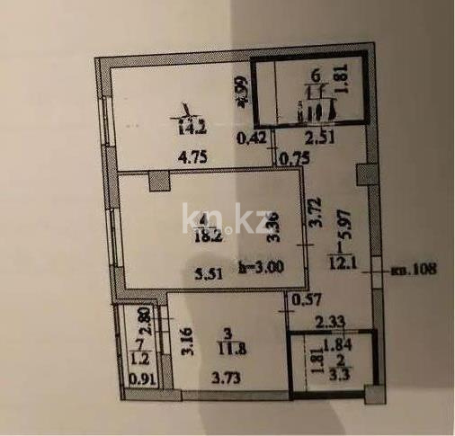 Продажа 2-комнатной квартиры, 65.4 м² в Астане - фото 5